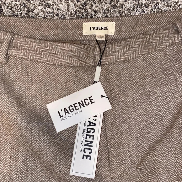 L'Agence Ludivine Trouser in Taupe/Grey NWT - Picture 6 of 10